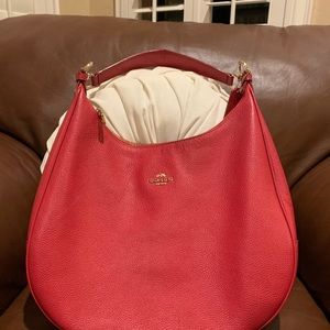 Red Coach Hand Bag